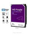 Disco Duro Western Digital WD Purple 8TB - SATA 6.0 Gb/s, 256MB Caché, 5640 RPM, 3.5", Especial para Videovigilancia