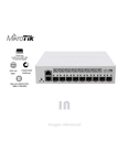 MikroTik CRS310-1G-5S-4S+IN, Switch Indoor con 5 Puertos SFP 1G y 4 Puertos SFP+ 10G.