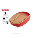 Mouse Óptico Inalámbrico Teros TE-1223S – 800/1200/1600 DPI, 4 Botones, Receptor USB
