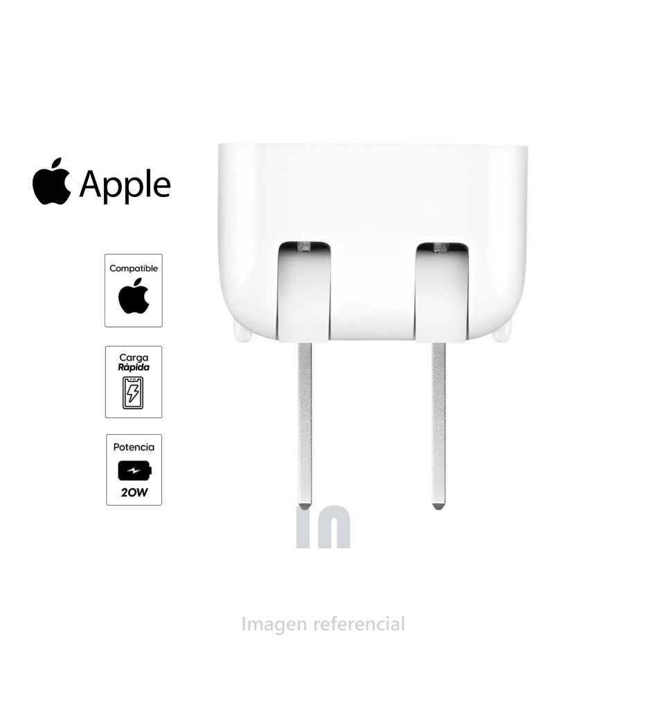 Adaptador Universal Apple blanco, viajero.