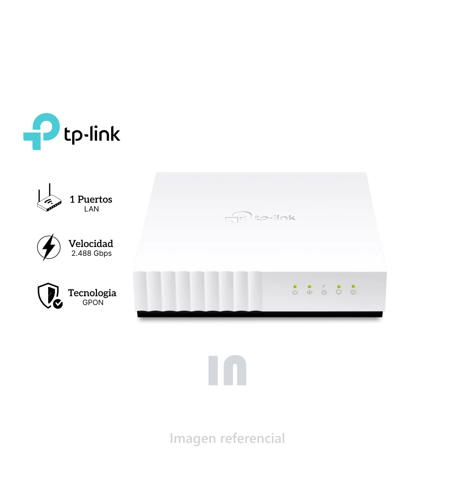 Onu TP-LINK XZ001-G7 Terminal GPON Gigabit 1 puerto CATV.