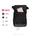 Mochila Teros Gamer Vision TE-ACS9018, Poliéster, notebook hasta 15.6", negro.