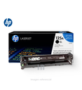 Tóner HP 125A CB540A para impresora LaserJet 1215/1515, capacidad 2200 páginas, negro.