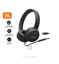 Auricular on ear con micrófono JBL TUNE 520C almohadillas acolchadas, conector tipo-C, negro.