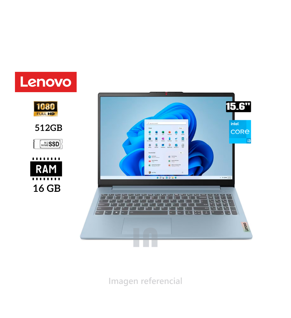 Lenovo IdeaPad Slim 3 15IAN8 – Intel Core i3-N305, 15.6" FHD, 8GB RAM, 512GB SSD
