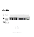 Switch MikroTik CRS510-8XS-2XQ-IN Review 8-port 25GbE 2-port 100GbE.
