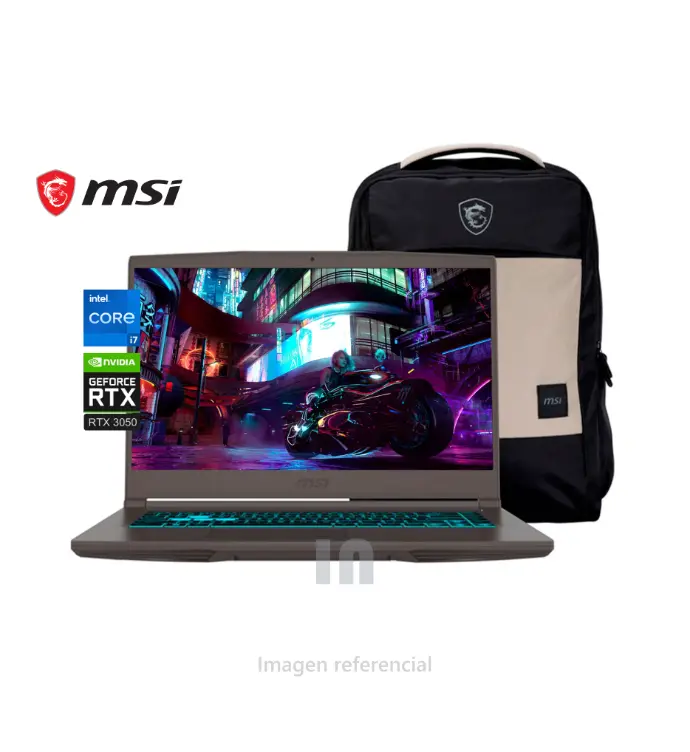 Laptop Gamer MSI Thin 15 B13UC 15.6” – Core i7 13ª Gen, RTX 3050 4GB, 16GB RAM, SSD 512GB