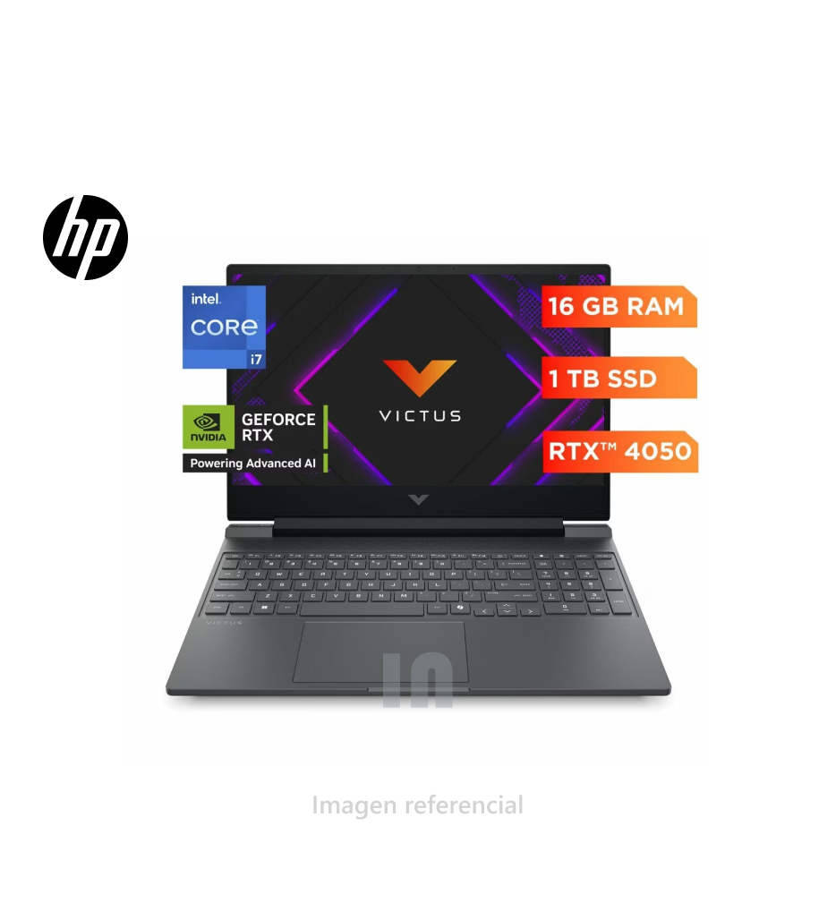 Laptop Gamer HP Victus 15-fa2012la 15.6” – Core i7 13ª Gen, RTX 4050, 16GB RAM, SSD 1TB