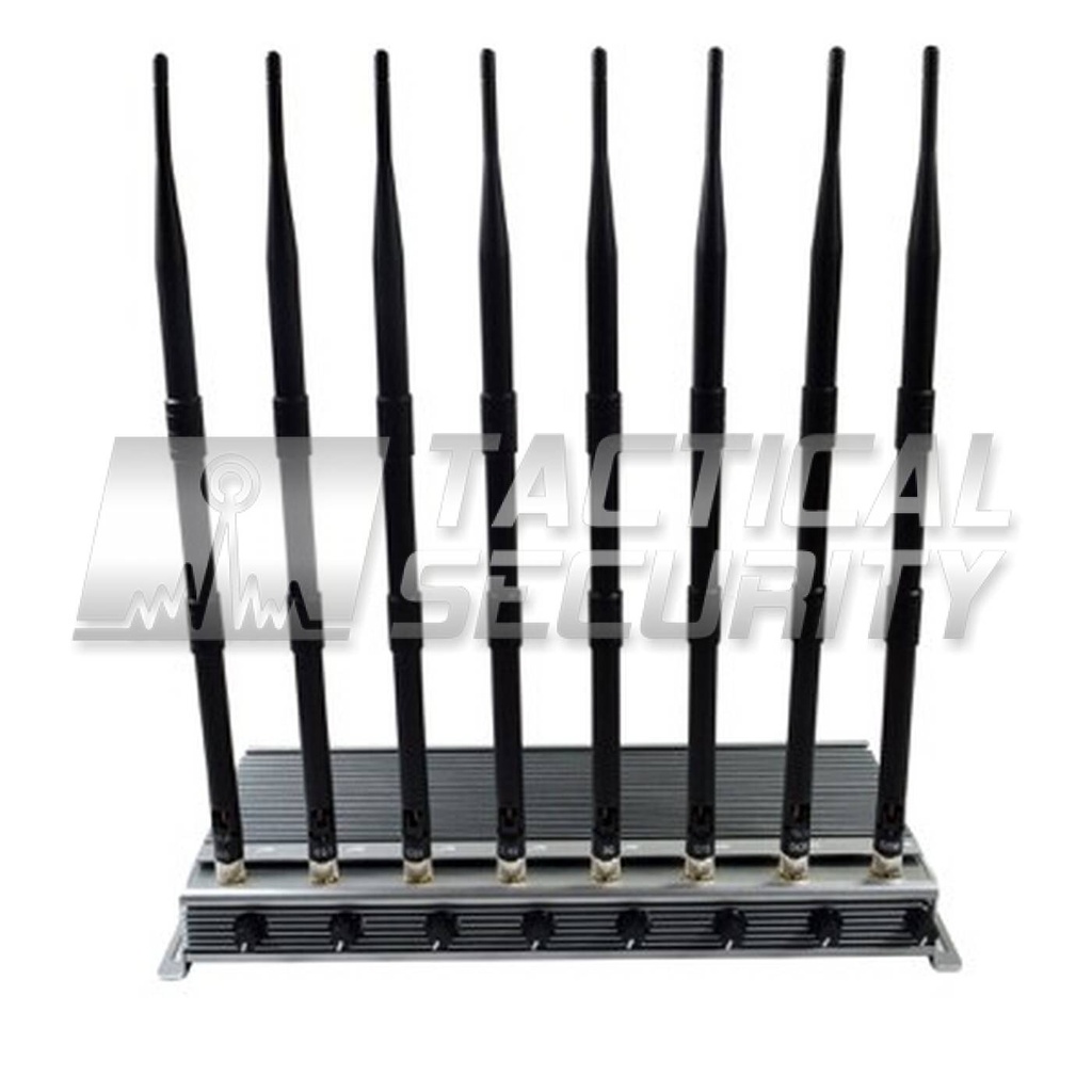 Bloqueador de Señal RF Multibanda 8 Bandas 45 Watts 2G-5G. – Uso Institucional