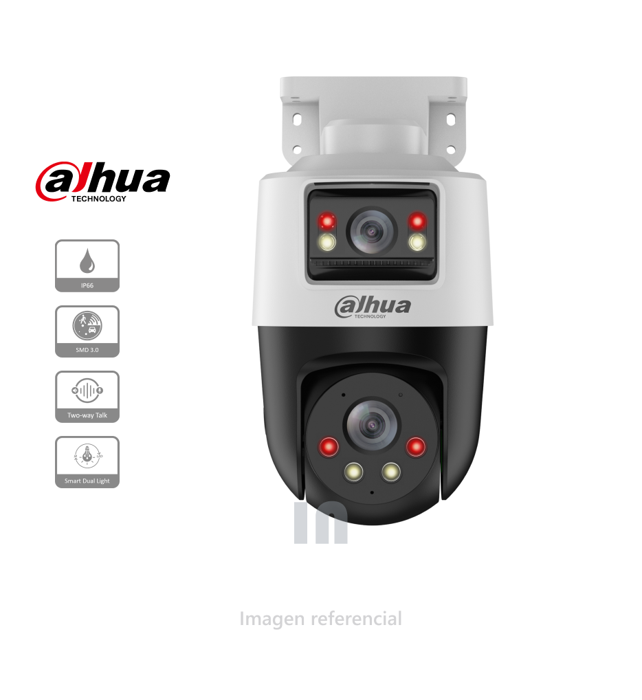 Cámara Smart Dual Light X-SPANS DAHUA SDT2A200-2F-NB-A-PV  2+2MP.