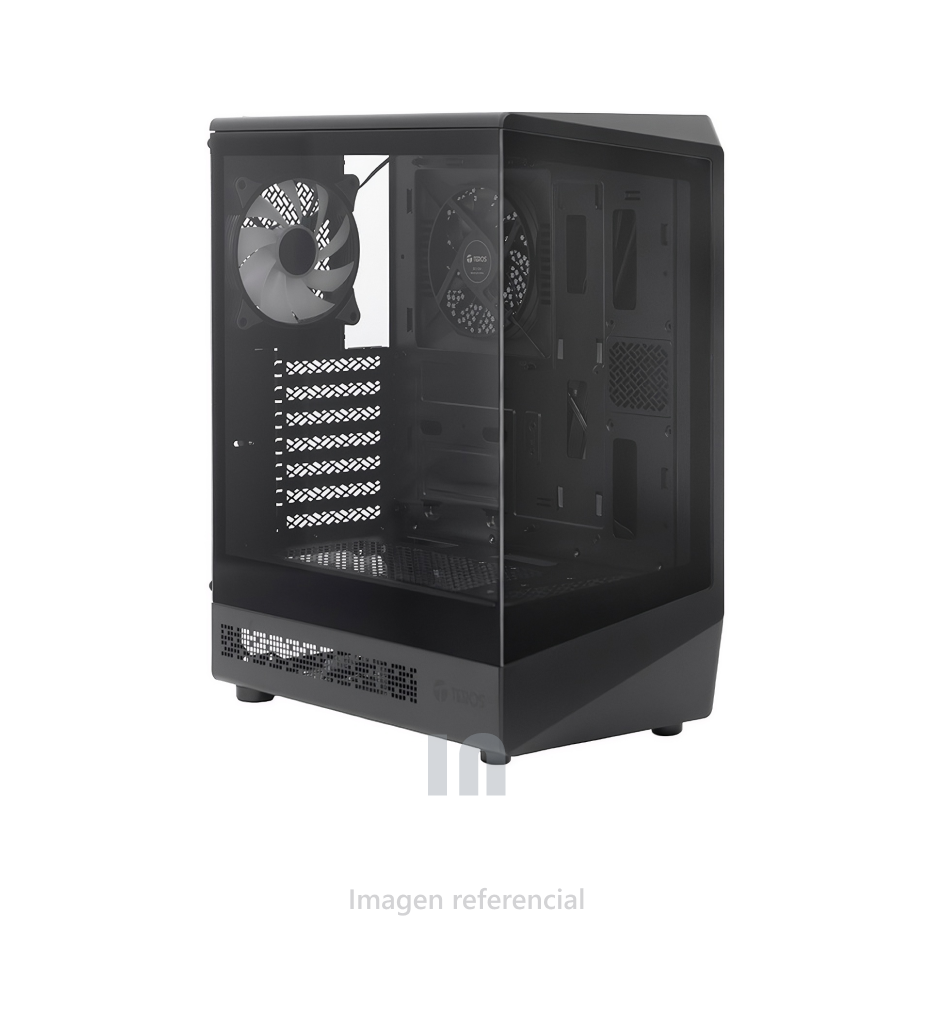 Case Gamer Teros TE-1321G, Mid Tower, USB 3.0 / USB 2.0, Audio, Ventilador ARGB.