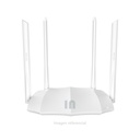 ROUTER WIFI INTELIGENTE TENDA AC1200 (AC5) ROUTER DE INTERNET INALÁMBRICO DE DOBLE BANDA MODO AP IPV6 WIFI DE INVITADOS, Y CONTROLES PARENTALES VARIOS ESCENARIOS (AC5V3.0), BLANCO.