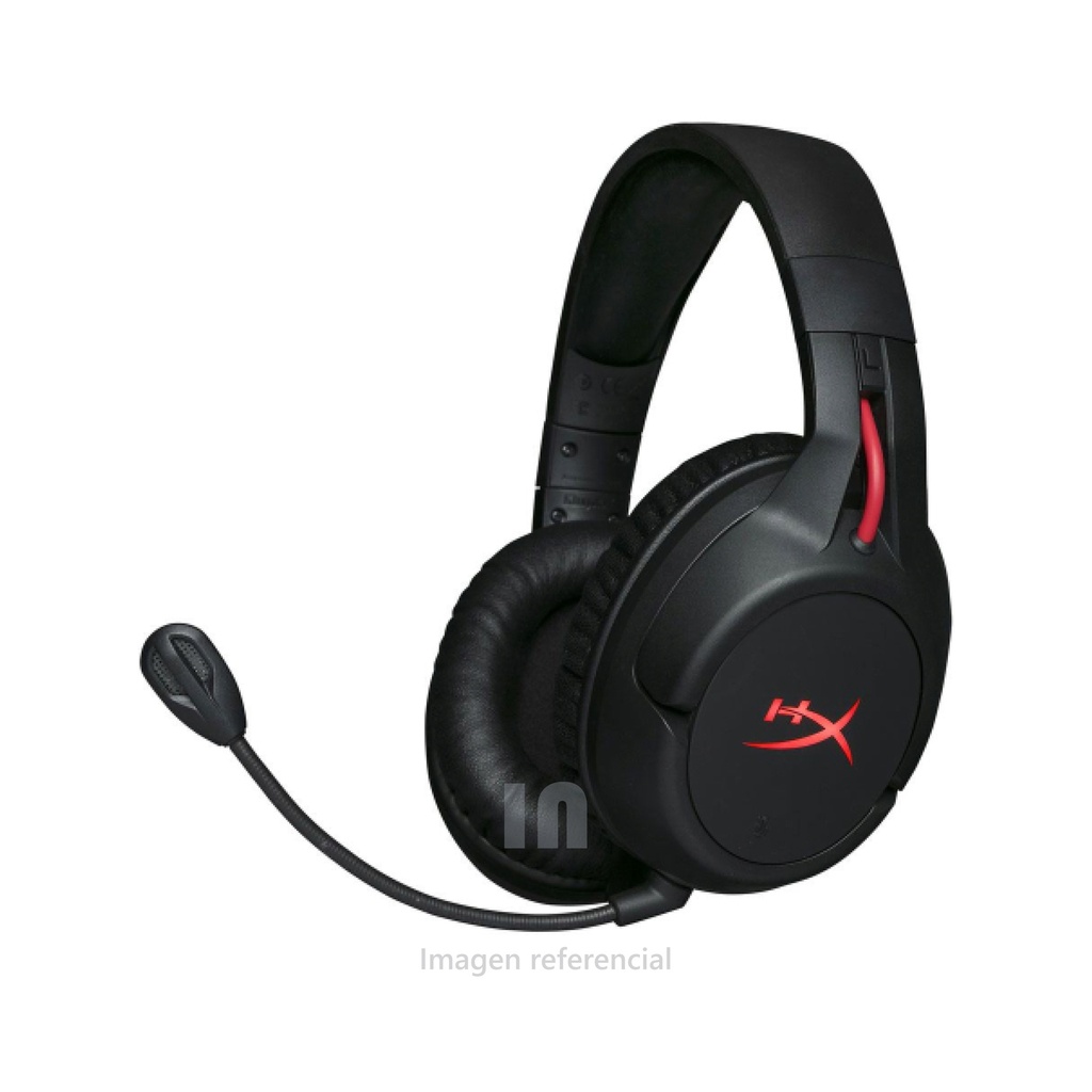 HyperX Cloud Flight Wireless (HX-HSCF-BK/AM) - Audífono con Micrófono Desmontable - Negro