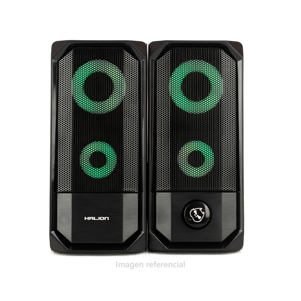 PARLANTE USB GAMER HALION HA-S261 DOBLE RGB