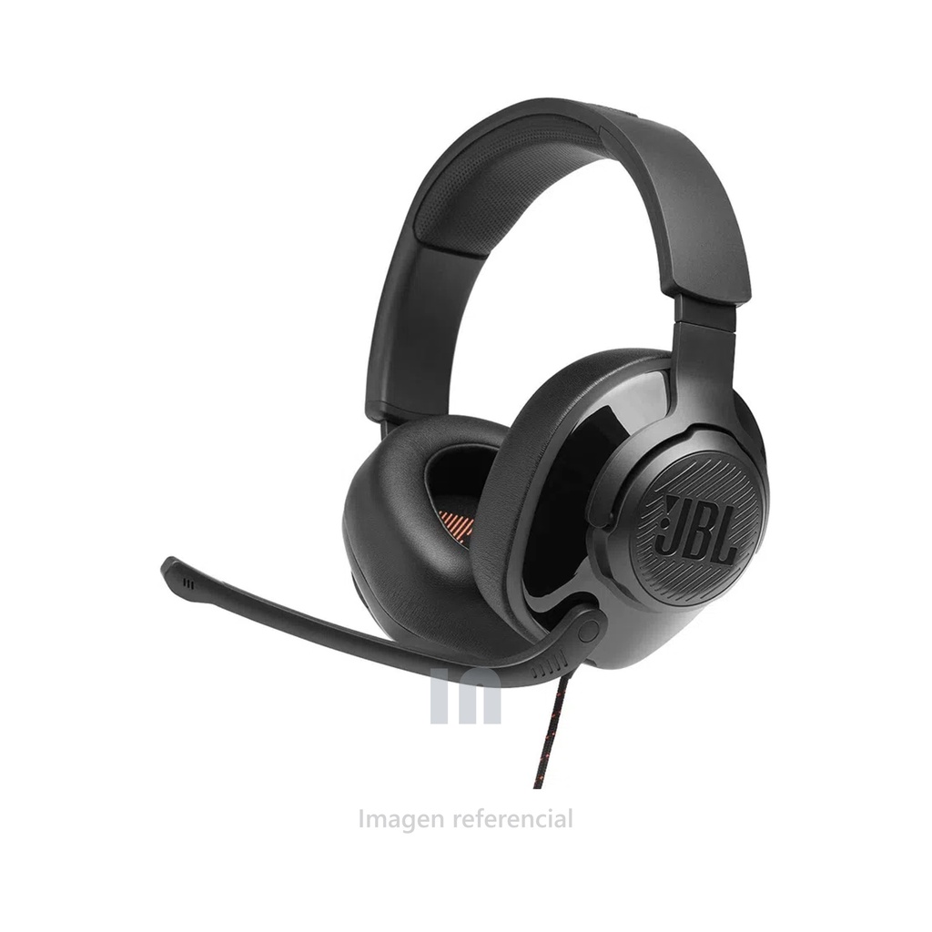 Auriculares JBL Quantum Q200, Estéreo, Compatibles con PC, PS4, Xbox One, Nintendo Switch y Móviles, Negro