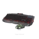 KIT TECLADO MOUSE GAMER HALION SHARK HA-800 USB- MULTIMEDIA / INTERNET/ GAMERS-DISPONIBLE CON CONECTOR USB-10 TECLAS RÁPIDAS PARA EL ACCESO FÁCIL DE INTERNET Y MULTIMEDIA-TECLADO RETROILUMINADO (3 COLORES)- DISPONIBLE CON CONECTOR USB COLOR: NEGRO RUBBER- 5 BOTONES