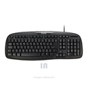 TECLADO KLIP XTREME KKS-050S - USB - ESPAÑOL TIPO: TECLADO DE TAMAÑO NATURAL EN INGLES,NÚMERO DE CONTROLES: 103 TECLAS ESTÁNDAR,CONECTIVIDAD,PESO NETO: 520 /-20G,DIMENSIONES: 44,4X16,7X2,2CM,COMPATIBILIDAD: WINDOWS® XP, VISTA Y WINDOWS® 7,COLOR: NEGRO