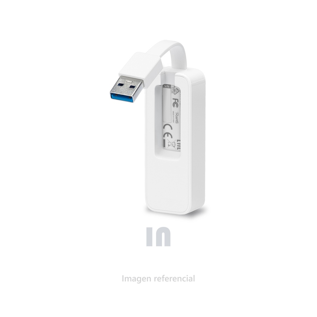 TP-Link Adaptador USB a Ethernet UE300 – USB 3.0 Gigabit LAN, Compatible Windows