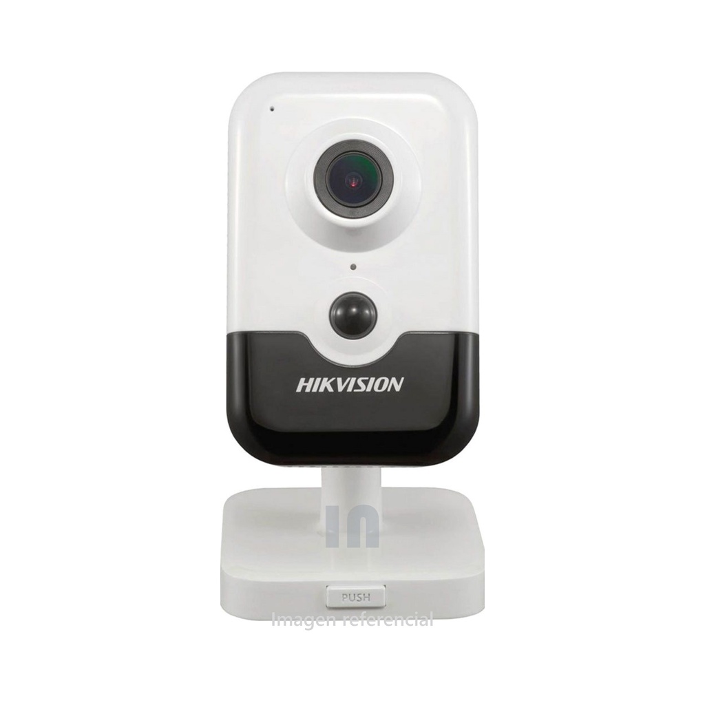 CÁMARA DE RED HIKVISION CUBO FIJO WDR PARA INTERIORES DE 2 MP/SERIE PRO / WIFI / LENTE 2.8 MM / 10 MTS IR EXIR / POE / SENSOR PIR / H.265 / INTERIOR / MICRO SD / AUDIO DE DOS VÍAS