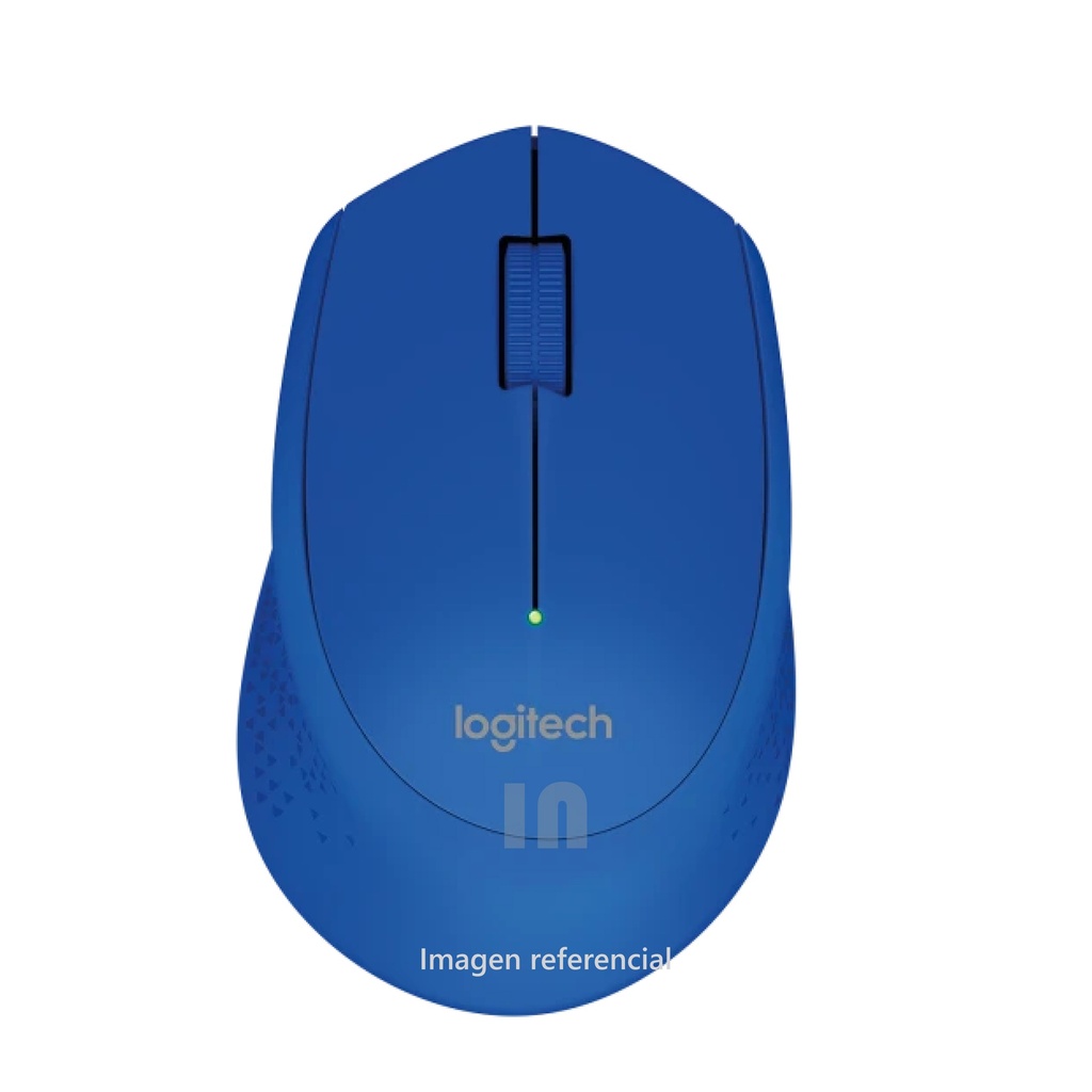 Mouse óptico inalámbrico logitech m280, 1000 dpi, receptor usb, 2.4ghz,AZUL