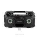 PARLANTE CON BATERÍA NEGRO HA-R41 120W BLUETOOTH USB, SD, FM.