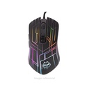 MOUSE GAMER HALION STRIP HA-M317, CON LUCES RGB 6 BOTONES.