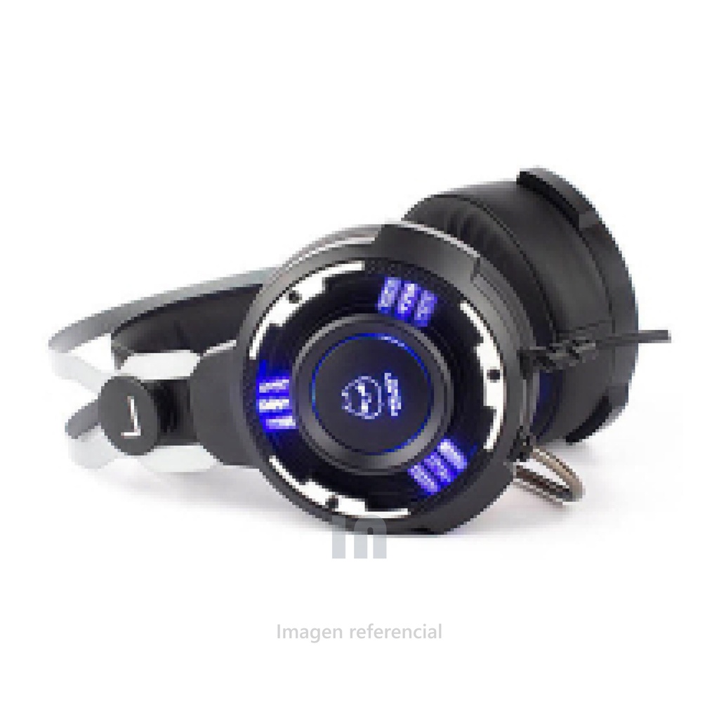 AURICULAR HALION HA-Z25 GAMING NEGRO CPLOMO LED MULTICOLOR.