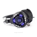 AURICULAR HALION HA-Z25 GAMING NEGRO CPLOMO LED MULTICOLOR.