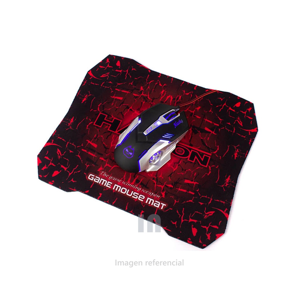 MOUSE GAMER Y PAD HALION ALASKA HA-920P USB.