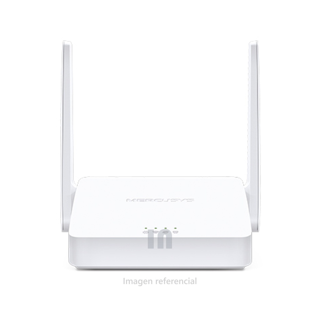 ROTEADOR MERCUSYS WI-FI 300MBPS (MW301R) ANTENA DE 5DBI 2 PUERTOS LAN DE 10/100MBPS 1 PUERTO WAN DE 10 / 100MBPS, WIRELESS 300MB/SEC.