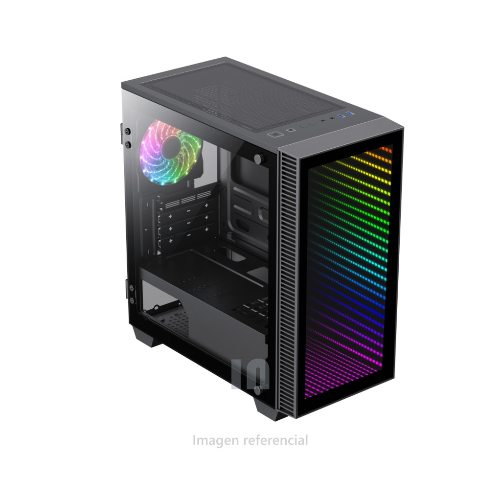 CASE GAMER GAMEMAX MATX ABYSS H608 RGB CON VIDRIO TEMPLADO.