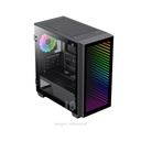 CASE GAMER GAMEMAX MATX ABYSS H608 RGB CON VIDRIO TEMPLADO.