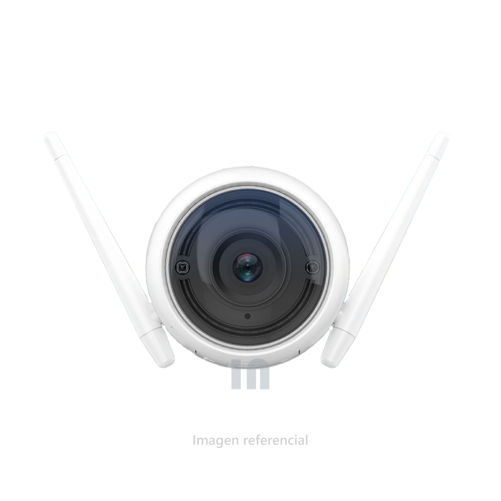 Cámara de Seguridad EZVIZ C3WN 1080p – Wi-Fi 2.4GHz, Visión Nocturna, IP66, Antenas Externas, Almacenamiento en Nube y microSD, Compatible con Alexa