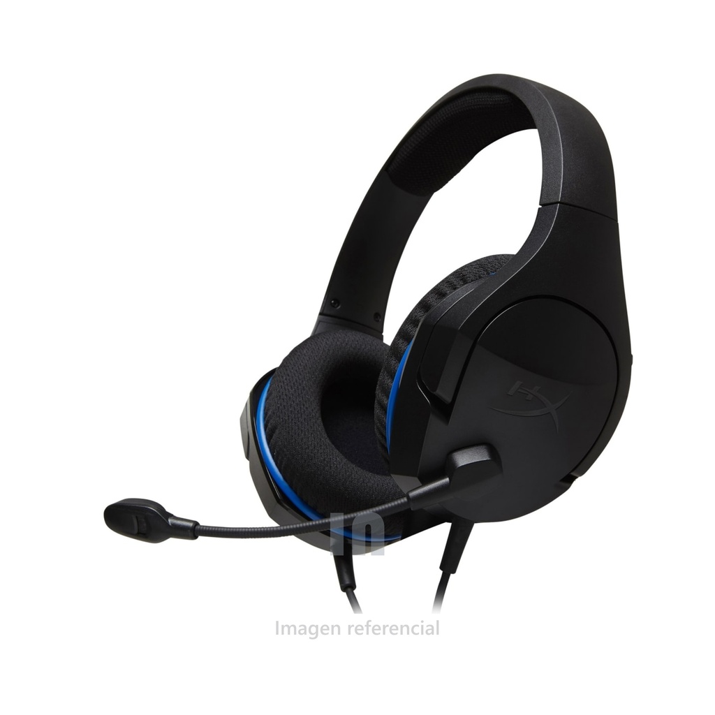 AURICULARES HYPERX CLOUD STINGER, MICRÓFONO, 3.5MM, NEGRO.LONGITUD DE CABLE (MT) 1.7 M PESO (GR)275 GR, PARA PS4.