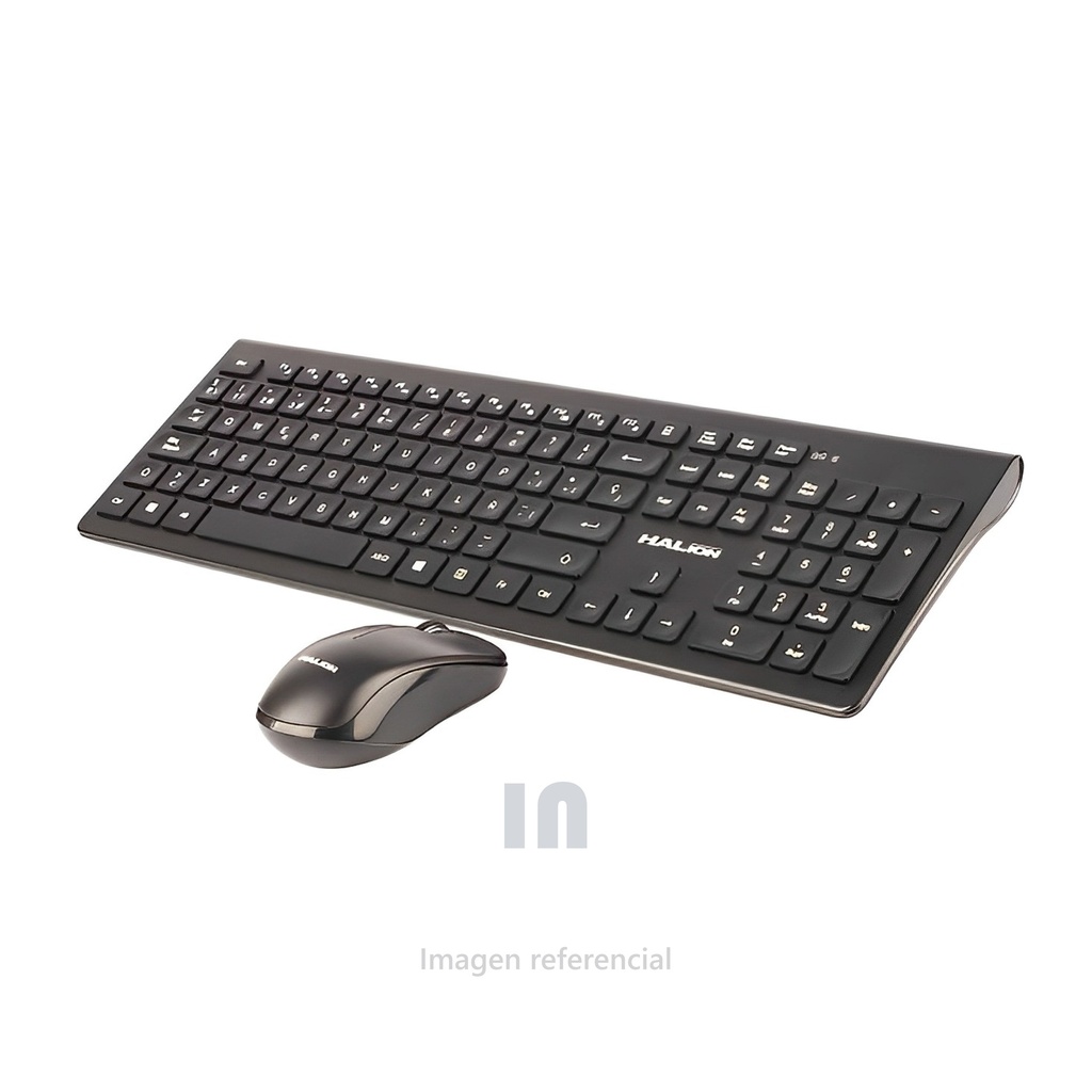 KIT DE TECLADO Y MOUSE INALAMBRICO HALION HA-K210W