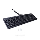 Combo Teclado y Mouse Teros TE4060N USB — Español, Óptico, Acabado Elegante en Color Negro
