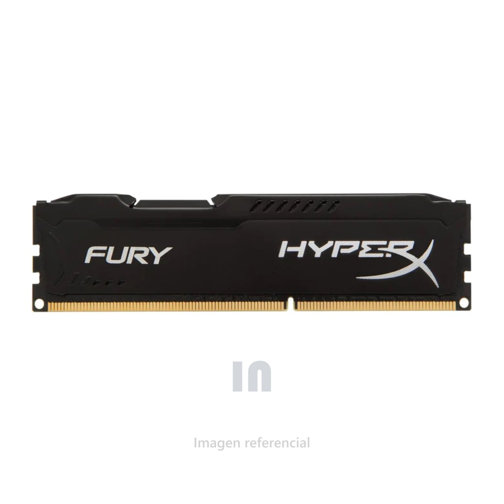 MEMORIA RAM HYPERX FURY BLACK, HX316C10FB/4, 4GB, DDR3, 1600 MHZ, CL10.