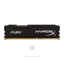 MEMORIA RAM HYPERX FURY BLACK, HX316C10FB/4, 4GB, DDR3, 1600 MHZ, CL10.
