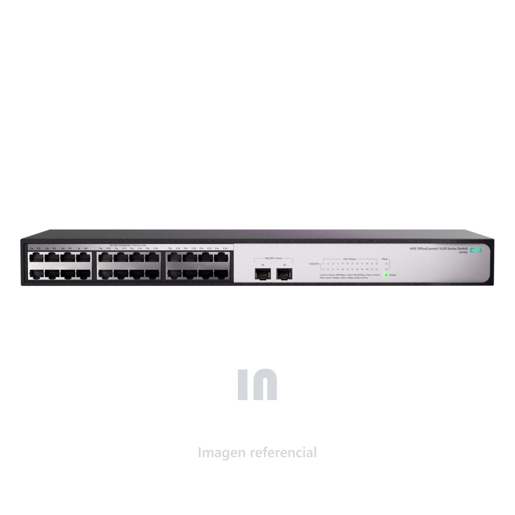 SWITCH GIGABIT ETHERNET HPE OFFICECONNECT 1420, 5 RJ-45 GBE 10/100/1000 MBPS, 3 W.