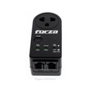 PROTECTOR CONTRA SOBRETENSIONES FORZA FVP SERIES FVP-1212N CA 220 V FORZA - 1800 VATIOS - CONECTORES DE SALIDA: 1, NEGRO.