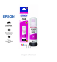 Botella de Tinta Epson 504 Magenta T504320-AL –70ml.
