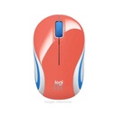 Mini Mouse inalámbrico Logitech M187, 1 000 dpi, 3 botones, receptor USB, coral