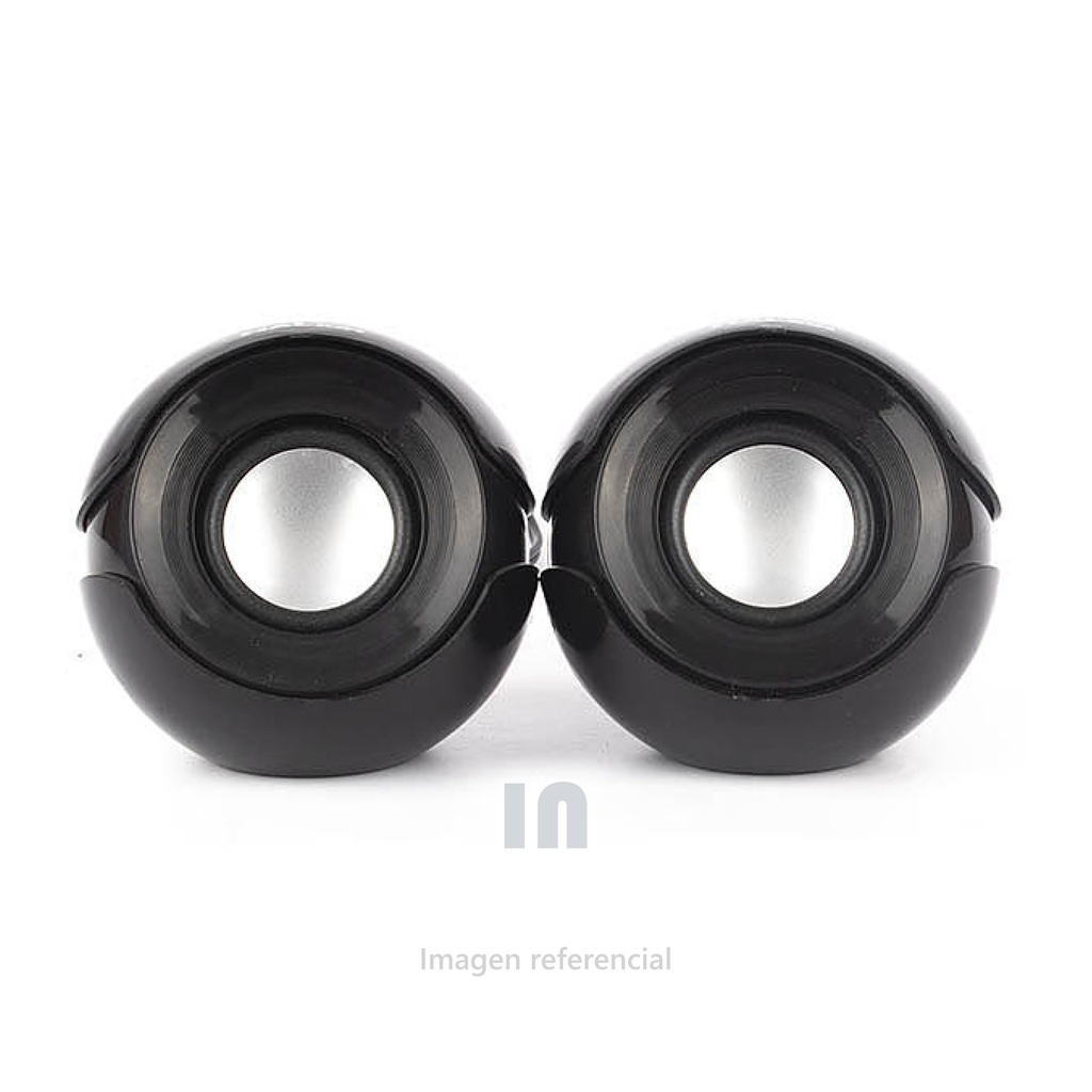 PARLANTE USB 2.0 HA-S12 HALION, COLOR NEGRO.