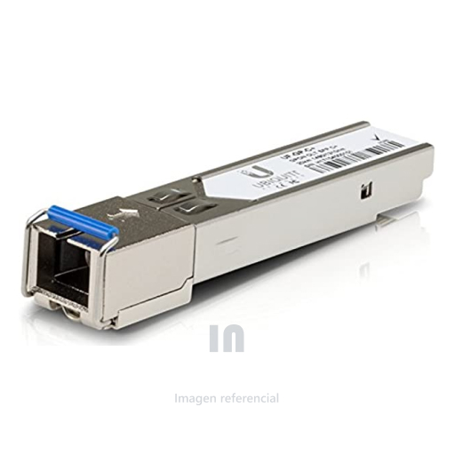 TRANSEIVER OLT GPON UBIQUITI UF-GP-B MONOMODO, SC/UPC, Longitud de onda TX 1490 nm, RX 1310 nm, Rango de potencia de TX 1.5 a 5 dBm, RX -12 a -28 dBm, Descarga 2.5 Gbps, Subida 1,25 Gbps, Distancia del cable 20 km