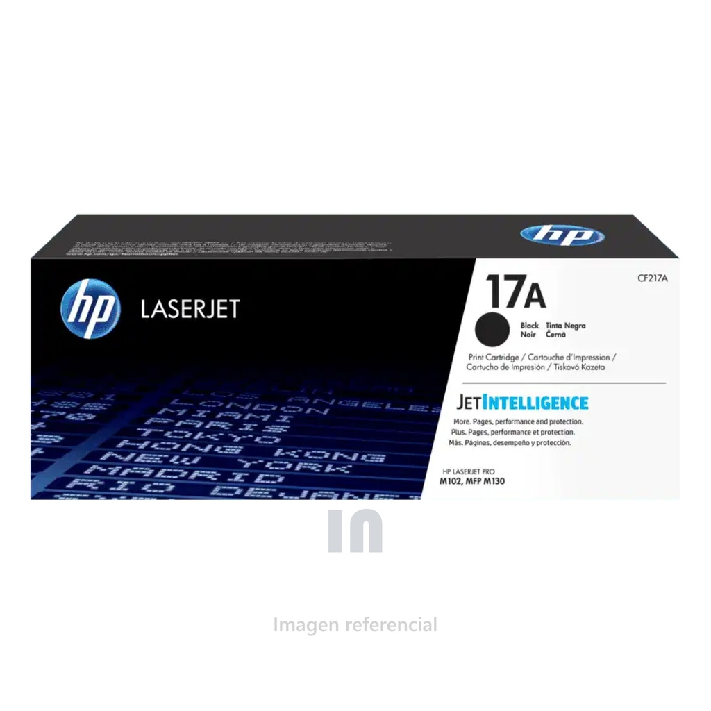 TONER HP COLOR NEGRO 17A LASERJET
