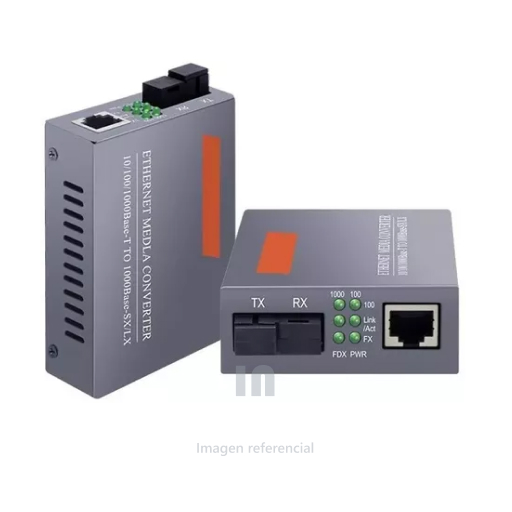 Media converter 10/100/1000 single fiber, DTLSG2-25B, wdm, s.m, tx1550/rx1310nm, 25km.