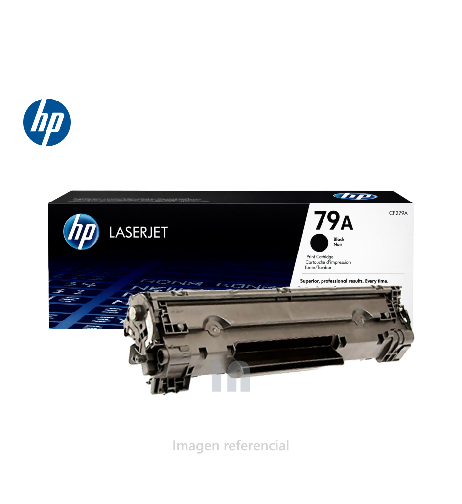 Tóner HP LaserJet 79A CF279A, Cartucho Negro para Impresoras HP LaserJet, Rendimiento Aproximado 1,000 Páginas