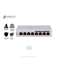 Switch Ubiquiti UniFi US-8-60W – 8 Puertos Gigabit PoE 60W, 2 SFP, VLAN, LACP, RSTP