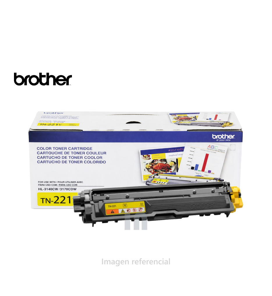 Toner Brother Hl3150/3170Cdw/Dcp9020cdn/Mfc9330 Yellow TN-221Y