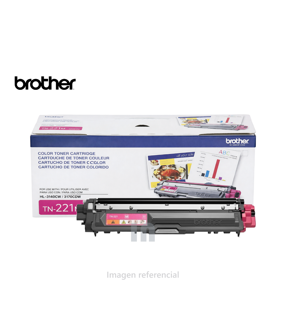 Toner Brother Hl3150/3170C/Dcp9020cdn/Mfc9330 Magenta TN-221M